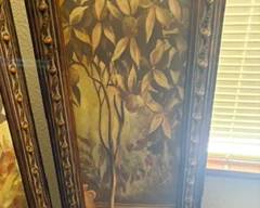 3-panel iron room divider $100