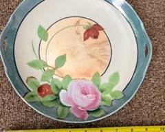 Vintage Painted Decorative Plate $20