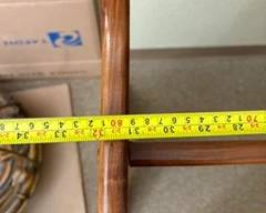 Solid wood blanket rack $55