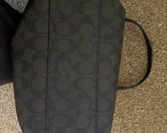 Coach brown/black handbag $100