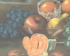 Vintage framed fruit still life print $30