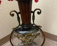 Vase with branches & red berries $35