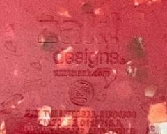 Red Plastic plate set of 4 $15