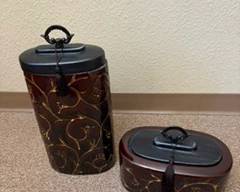 Asian-inspired storage boxes $30