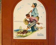 Norman Rockwell book- Numbered #5850/8000 $85