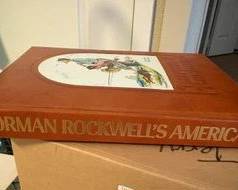 Norman Rockwell book- Numbered #5850/8000 $85