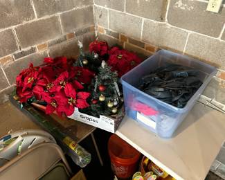 some christmas in garage