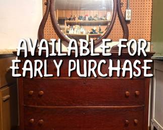 Antique mirrored dresser - BUY IT NOW - $175 - CALL/TEXT 507-458-2542