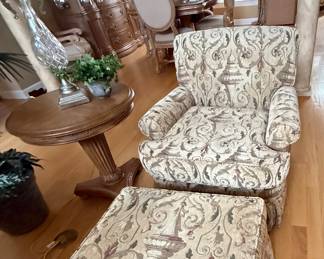 Ornate Hickory Chair & Sofa (85"X 39") $800