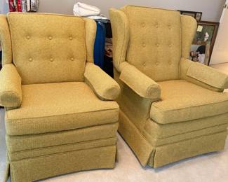MCM VTG Mustard Arm Chairs $200