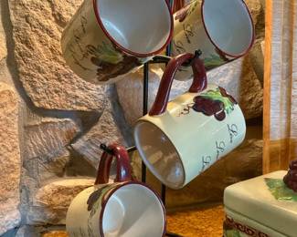 Live, Love, Laugh Coffee Mugs with Stand