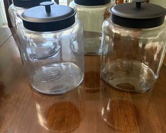 4 Anchor Hocking 1.5 Gallon Montana Jars