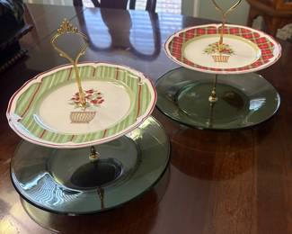 Christmas 2 Tier Serving Trays Villeroy & Boch