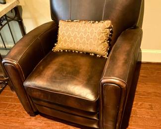 A Pair of Leather Recliners