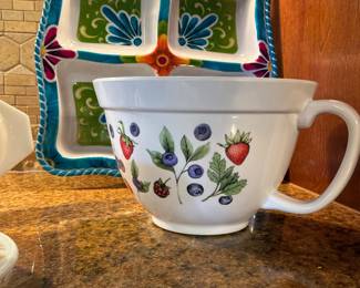 Stonewall Kitchen Berries Melamine Batter Bowl