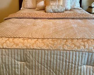 Beautiful eight piece bed set