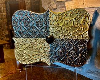 Black & Gold Metal Box