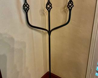 Vintage decorative three candle holder