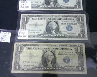 1957 Blue Seal Silver Certificates