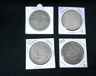 Morgan Silver Dollars 1800's