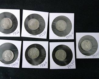 Jefferson Nickels 1950's