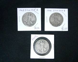 Silver Half Dollars Walking Liberty