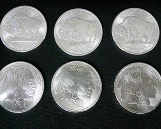 Buffalo Silver Rounds