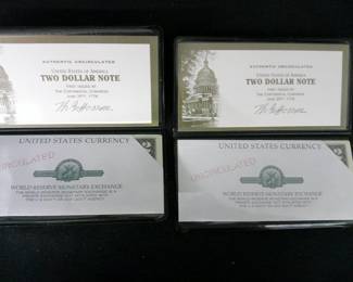 Uncirculated $2 Notes