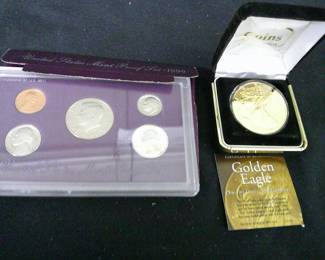 Golden Eagle Silver Coin
