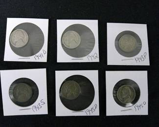 Jefferson Nickels 1940's