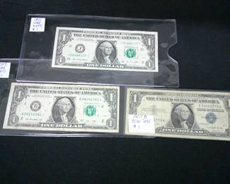 2021 Star Note 2013 Star Note 1957 Blue Seal
