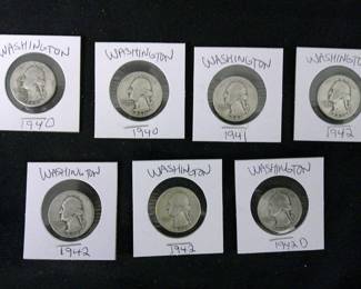 Washington Quarters 1940's