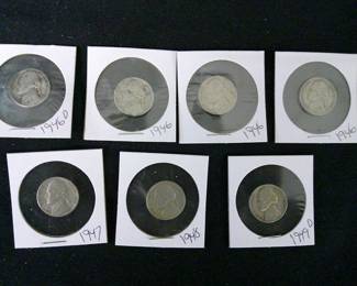 Jefferson Nickels 1940's