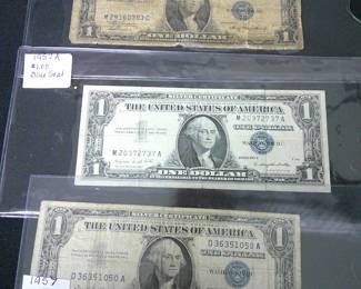 1957 Blue Seal Silver Certificates