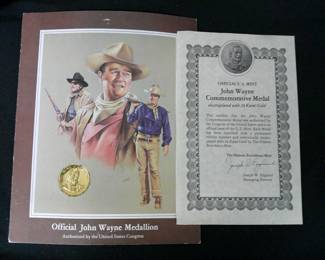 John Wayne Commemorative Medal
