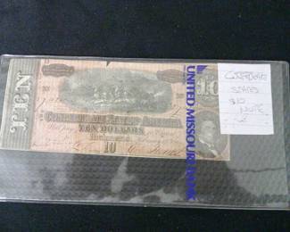 Confederate States $10 Note