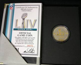 Super Bowl LIV Official Game Coin