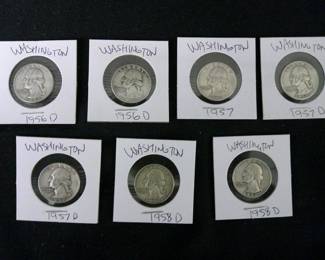 Washington Quarters 1950's
