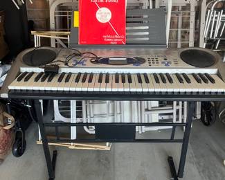 Keyboard on stand 