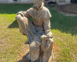 St Francis statue