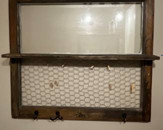 Chicken wire wall decor 