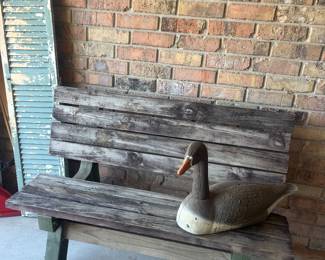 Bench, goose