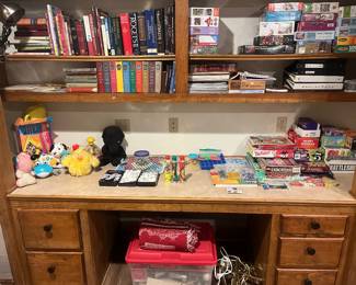 Books, games 