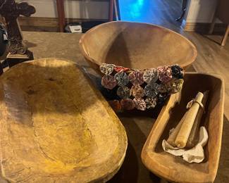 Wooden bowls