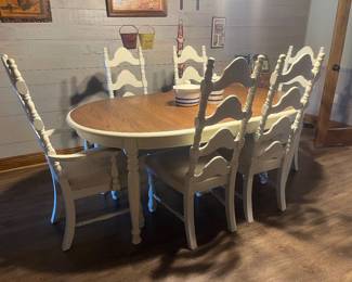 Beautiful wood dining set 
