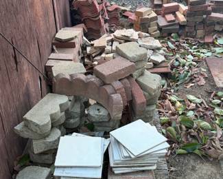 Roof tiles pavers