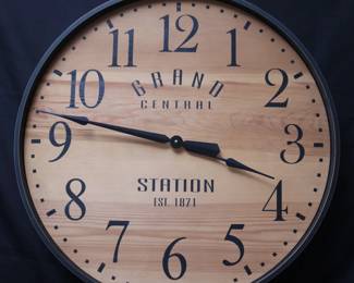 26-Inch Vintage-Inspired Grand Central Station Battery Operated Wall Clock