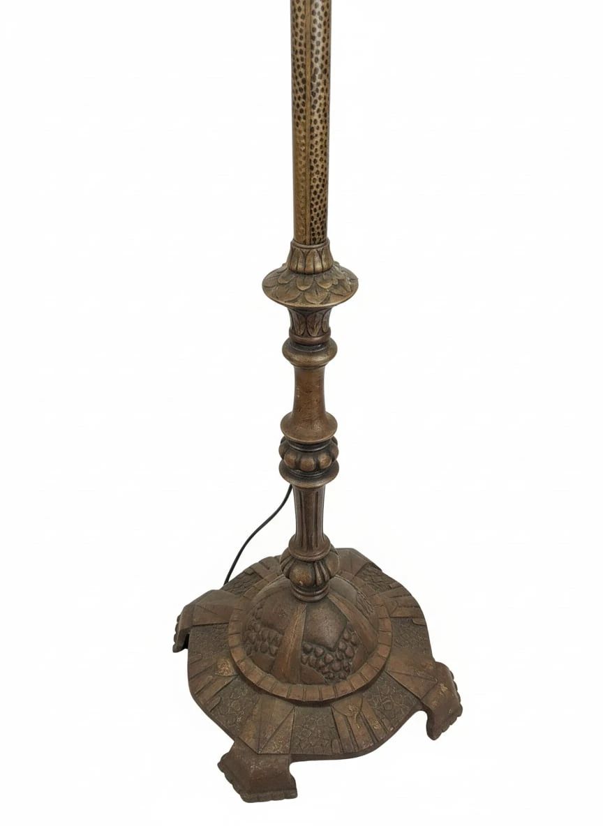 Antique s Cast Iron Floor Lamp second image