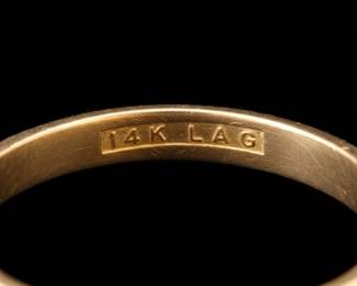 K Gold LAG Band Ring second image