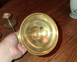 Set of Four Vintage Brass Candlesticks second image